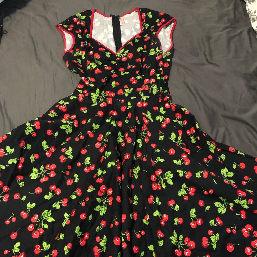 Pinup Couture Cherry print vintage dress